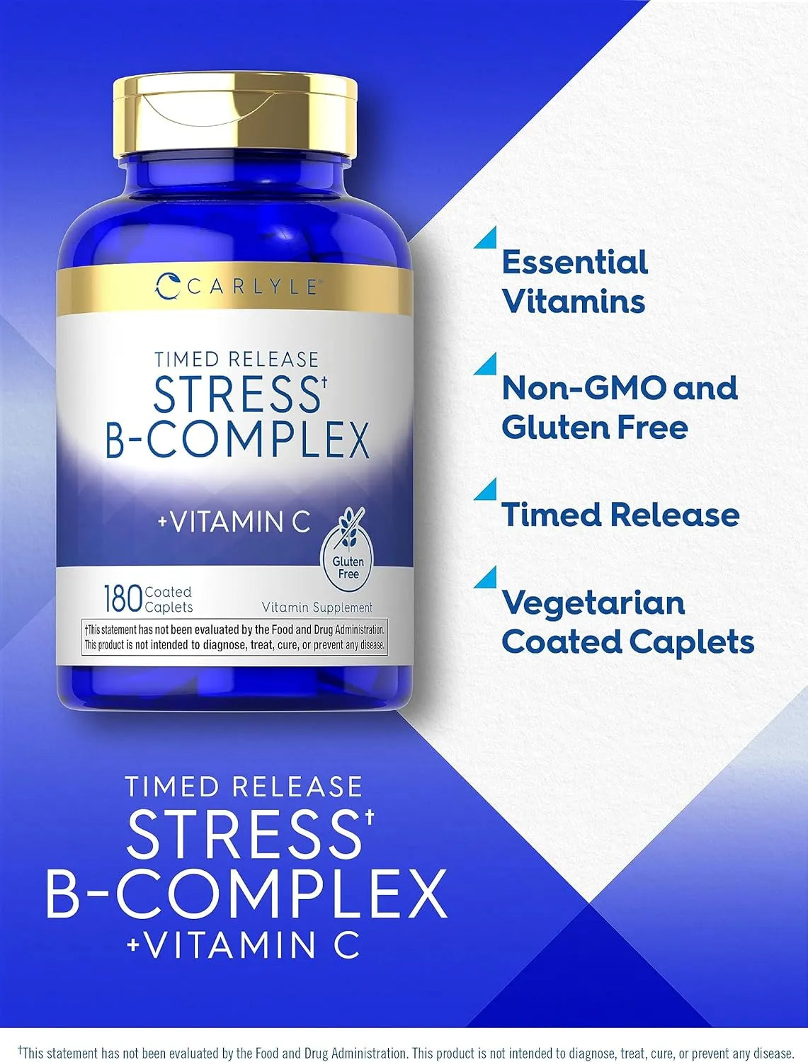 CARLYLE - Carlyle Stress B-Complex 180 Capsulas - The Red Vitamin MX - Suplementos Alimenticios - {{ shop.shopifyCountryName }}