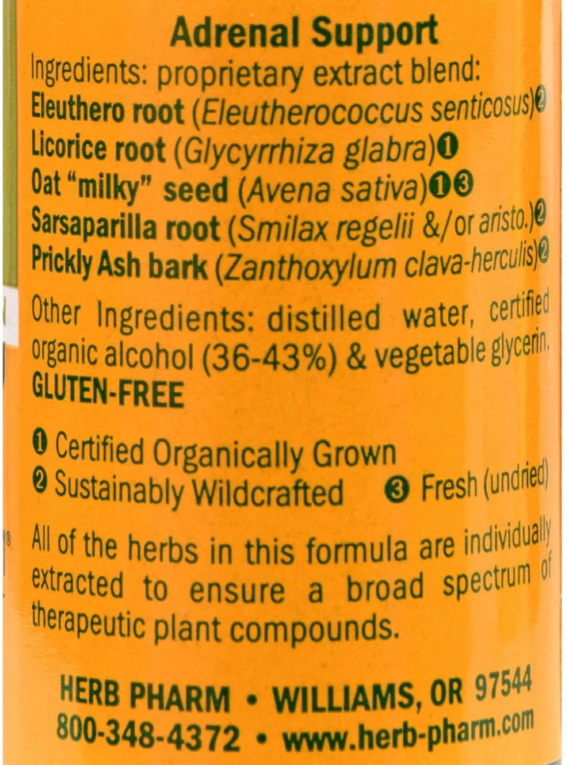 HERB PHARM - Herb Pharm Adrenal Support Liquid 1 Fl.Oz. - The Red Vitamin MX - Suplementos Alimenticios - {{ shop.shopifyCountryName }}