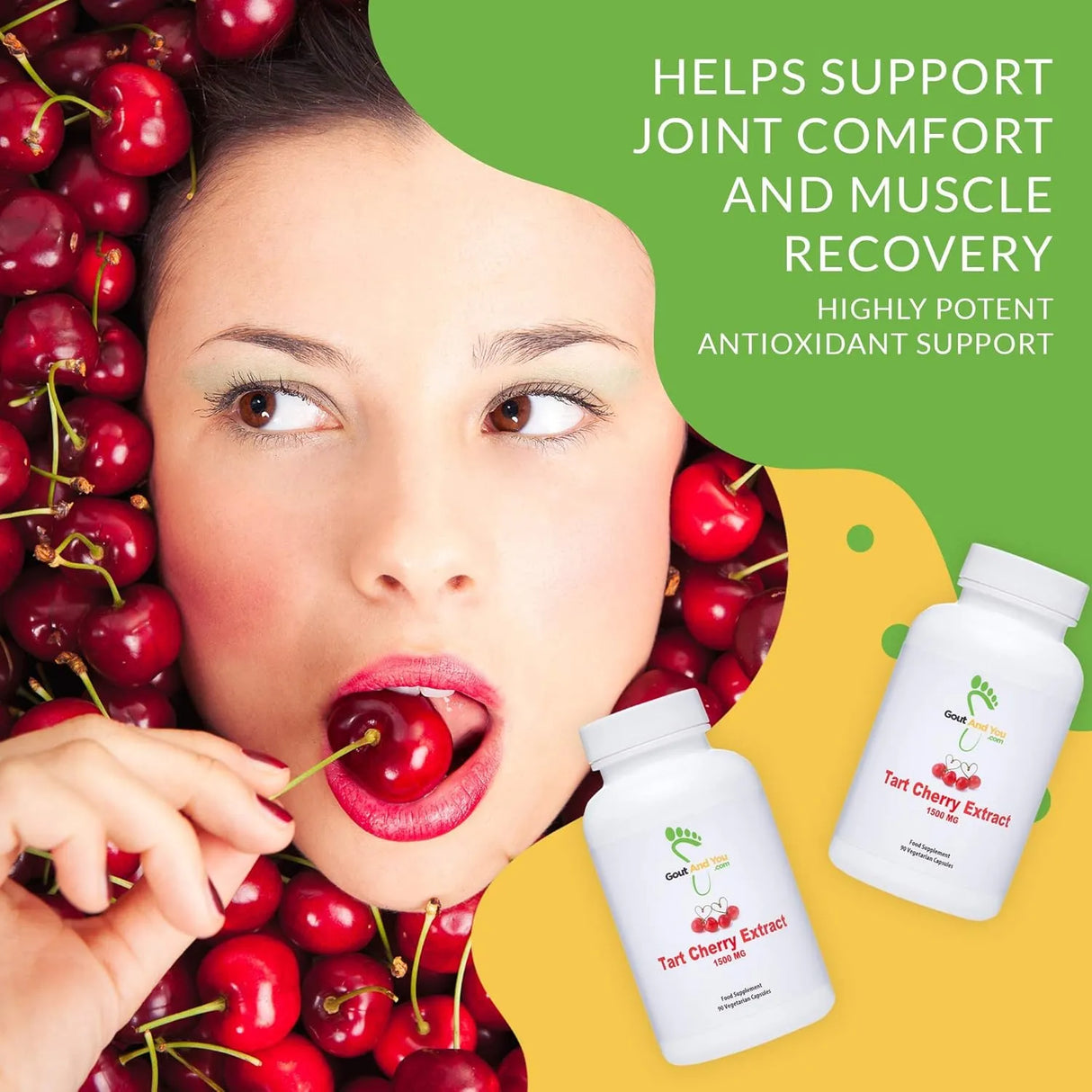 GOUT AND YOU - Gout and You Tart Cherry Extract 3000Mg. 90 Capsulas - The Red Vitamin MX - Suplementos Alimenticios - {{ shop.shopifyCountryName }}