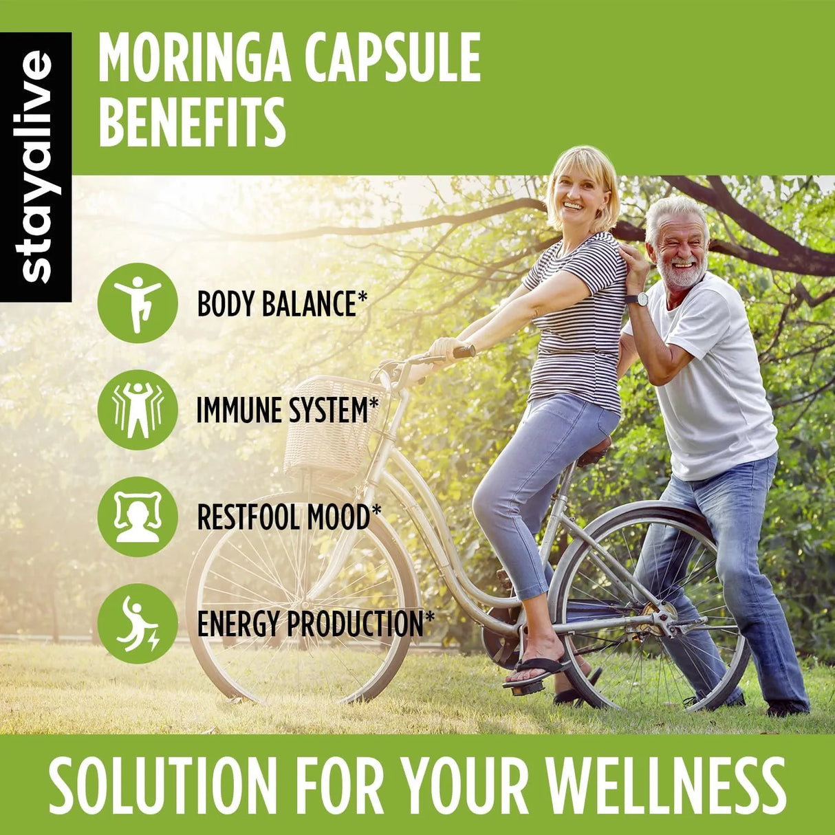 STAY ALIVE - STAY ALIVE Pure Moringa 20,000Mg. 120 Capsulas - The Red Vitamin MX - Suplementos Alimenticios - {{ shop.shopifyCountryName }}