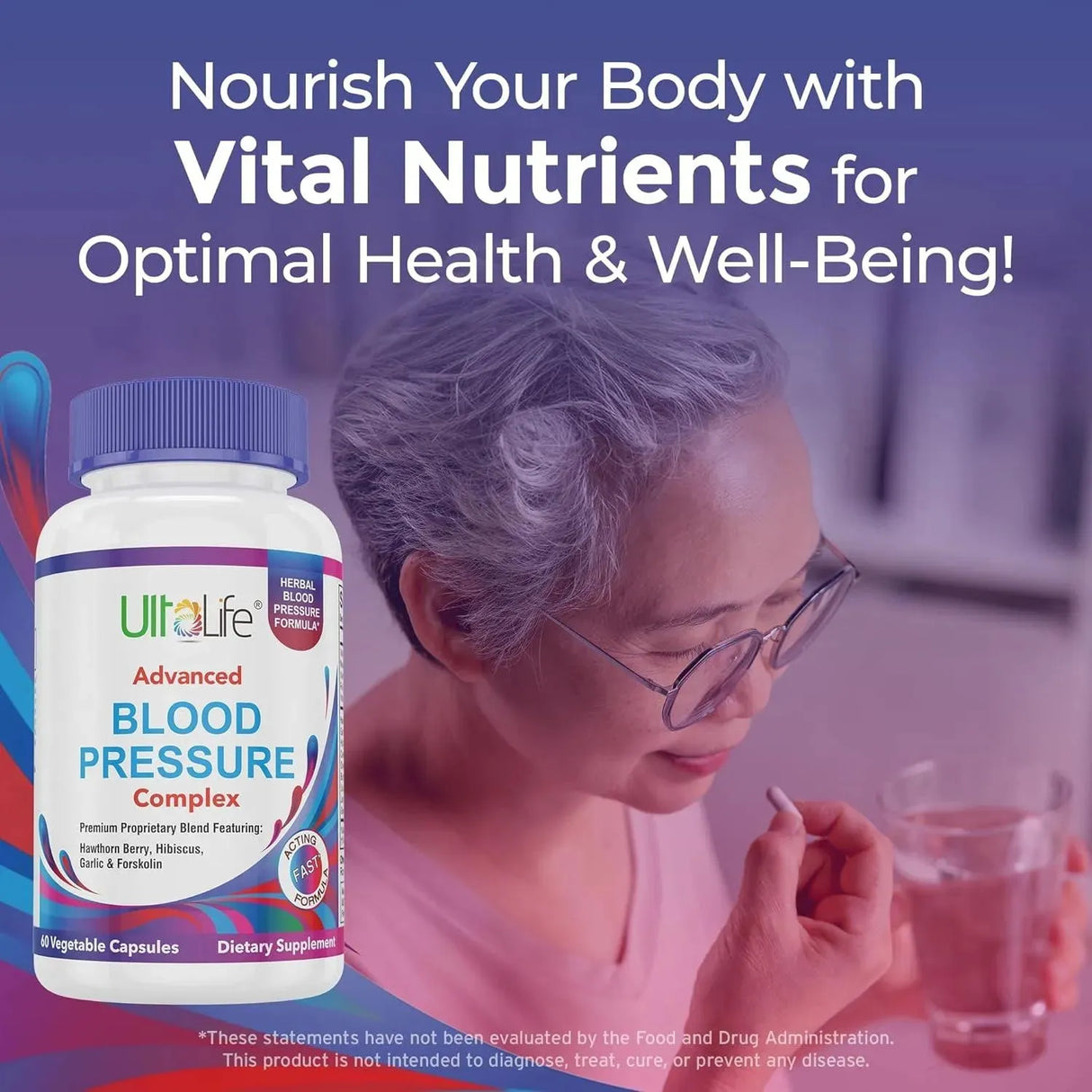 ULTALIFE - ULTALIFE Blood Pressure Supplements 60 Capsulas - The Red Vitamin MX - Suplementos Alimenticios - {{ shop.shopifyCountryName }}