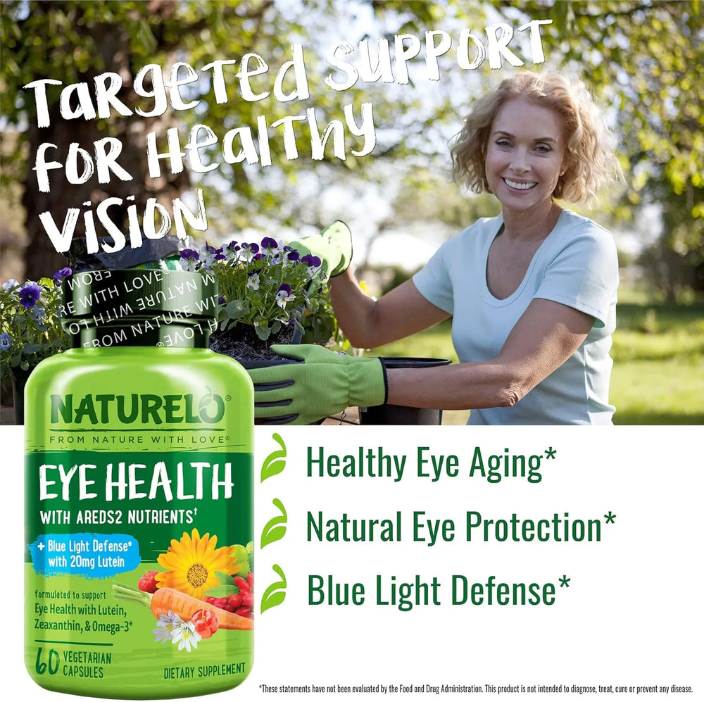 NATURELO - NATURELO Eye Vitamins AREDS 2 Formula Nutrients 60 Capsulas 2 Pack - The Red Vitamin MX - Suplementos Alimenticios - {{ shop.shopifyCountryName }}