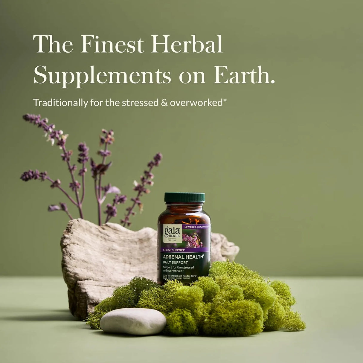 GAIA HERBS - Gaia Herbs Adrenal Health Daily Support 120 Capsulas - The Red Vitamin MX - Suplementos Alimenticios - {{ shop.shopifyCountryName }}