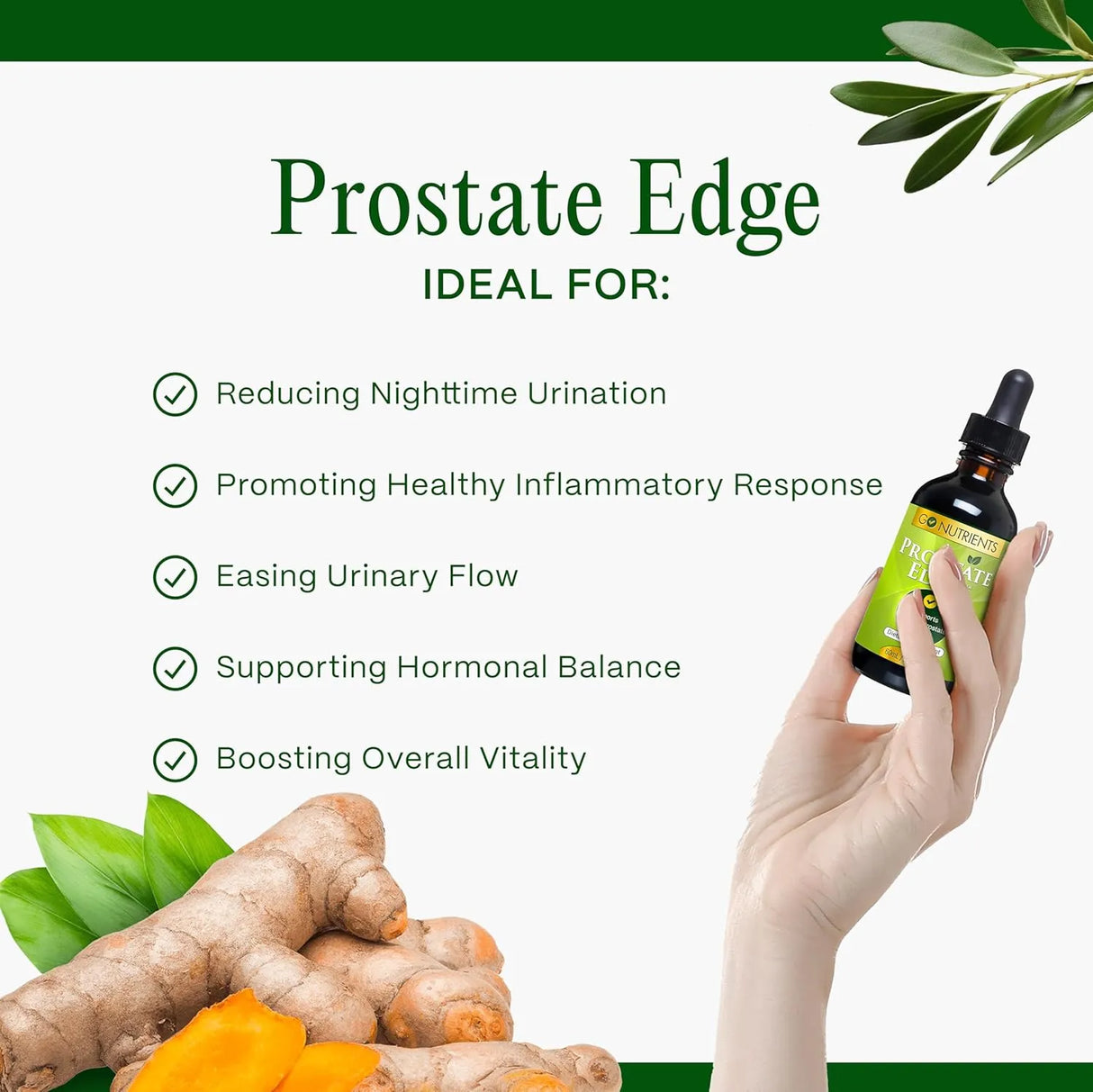 GO NUTRIENTS - Go Nutrients Prostate Edge 2 Fl.Oz. - The Red Vitamin MX - Suplementos Alimenticios - {{ shop.shopifyCountryName }}