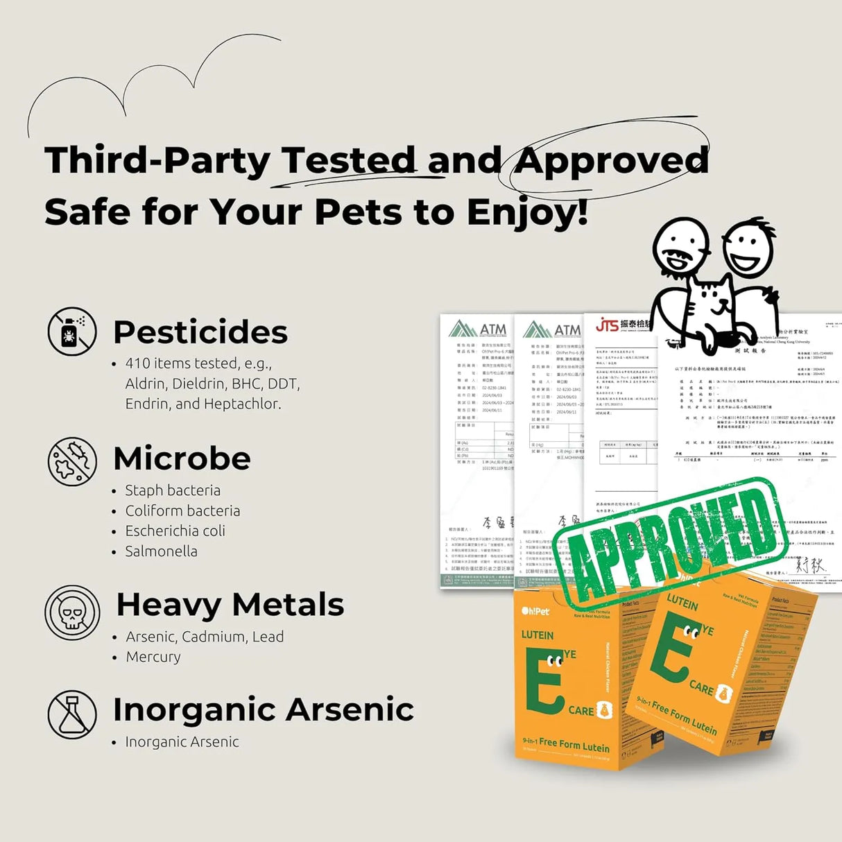 OH!PET - Oh!Pet 9-in-1 Dog & Cat Eye Supplement Lutein & Antioxidant Vision Support 30 Paquetes - The Red Vitamin MX - Cuidado De Los Ojos De Los Perros - {{ shop.shopifyCountryName }}
