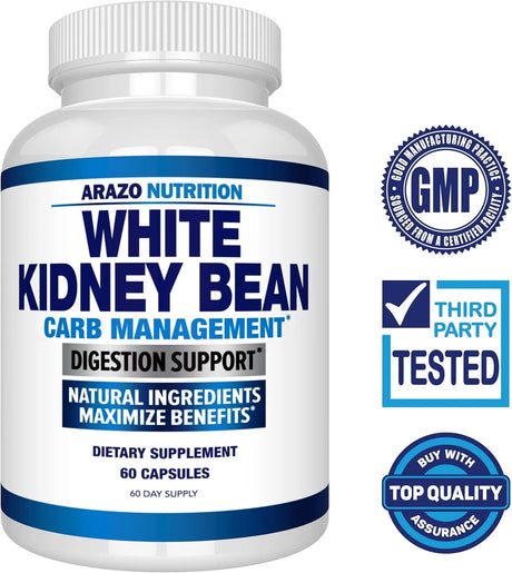 ARAZO NUTRITION - Arazo Nutrition White Kidney Bean Extract 60 Capsulas - The Red Vitamin MX - Suplementos Alimenticios - {{ shop.shopifyCountryName }}