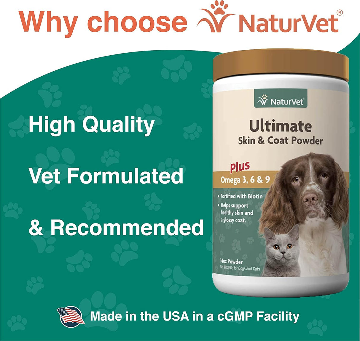 NaturVet Ultimate Skin and Coat Powder 396Gr.