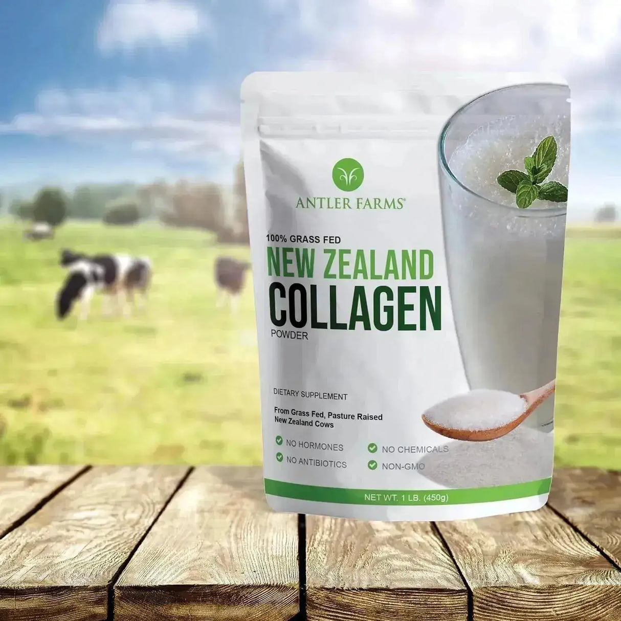 ANTLER FARMS - Antler Farms 100% Pure New Zealand Collagen Powder 450Gr. - The Red Vitamin MX - Suplementos Alimenticios - {{ shop.shopifyCountryName }}
