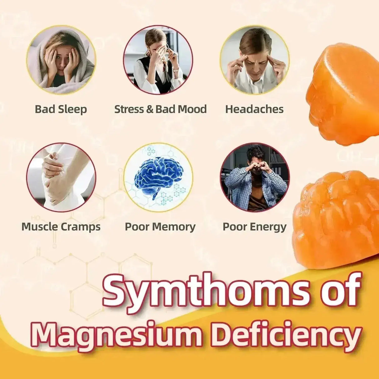 DREAVIO - DREAVIO Magnesium Glycinate Gummies 400Mg. Orange 90 Gomitas - The Red Vitamin MX - Suplementos Alimenticios - {{ shop.shopifyCountryName }}