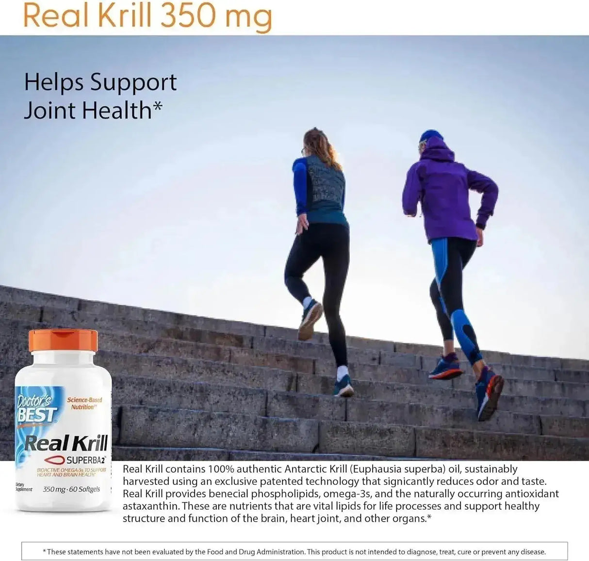 DOCTOR'S BEST - Doctor's Best Real Krill 350Mg. 60 Capsulas Blandas - The Red Vitamin MX - Suplementos Alimenticios - {{ shop.shopifyCountryName }}