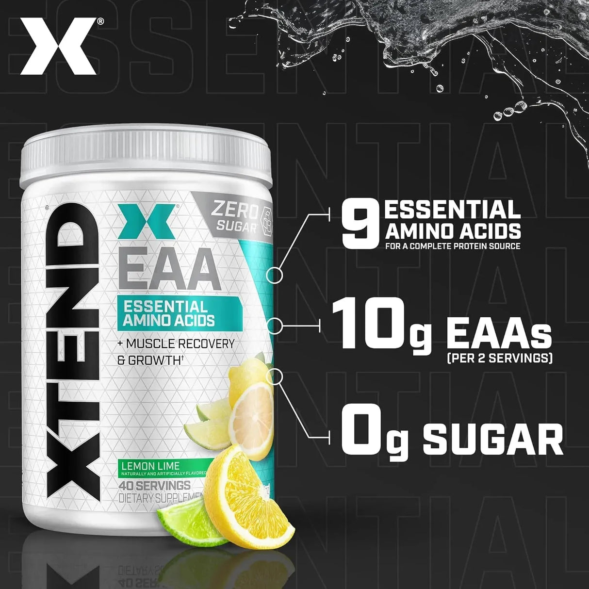 XTEND - XTEND EAA + BCAA Powder Lemon Lime 40 Servicios 340Gr. - The Red Vitamin MX - Suplementos Alimenticios - {{ shop.shopifyCountryName }}