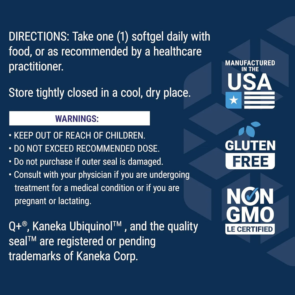 LIFE EXTENSION - Life Extension Super Ubiquinol CoQ10 with PQQ 30 Capsulas Blandas - The Red Vitamin MX - Suplementos Alimenticios - {{ shop.shopifyCountryName }}