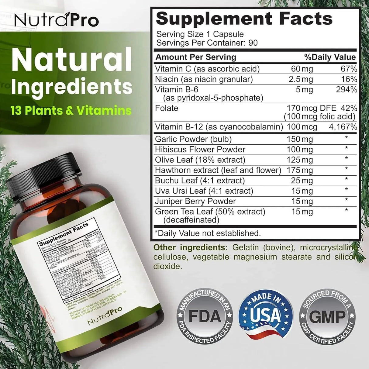 NUTRAPRO - NutraPro Heart Health Blood Pressure Support 90 Capsulas - The Red Vitamin MX - Suplementos Alimenticios - {{ shop.shopifyCountryName }}