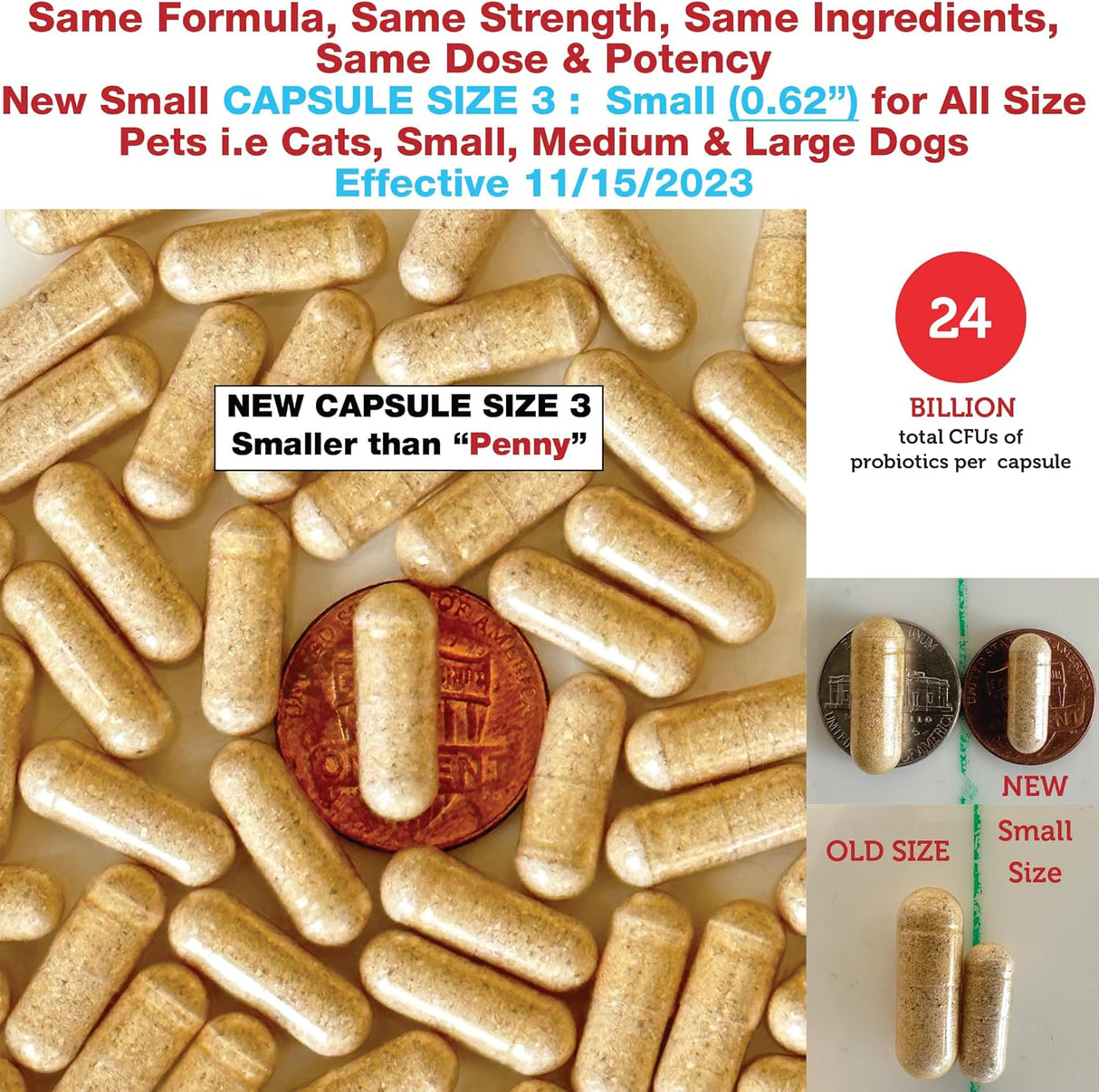 Doggy Naturals Azovast Plus Kidney Health Supplement for Dogs & Cats 120 Capsulas 2 Pack