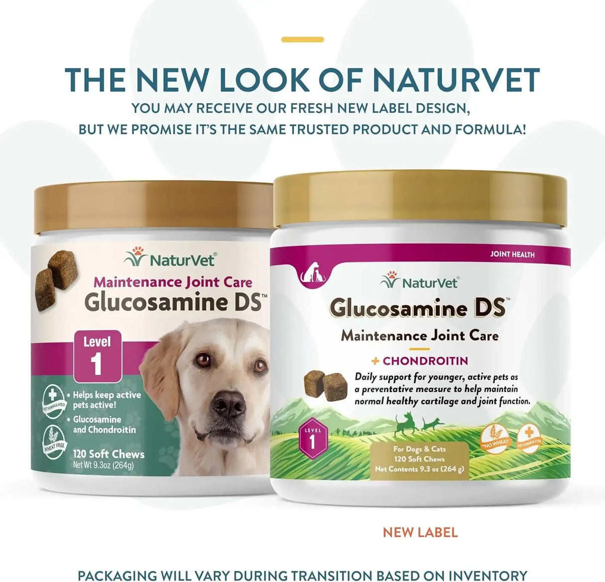 NATURVET - NaturVet Glucosamine DS Level 1 Maintenance 120 Masticables - The Red Vitamin MX - Cuidado De Cadera Y Articulaciones Para Perros - {{ shop.shopifyCountryName }}