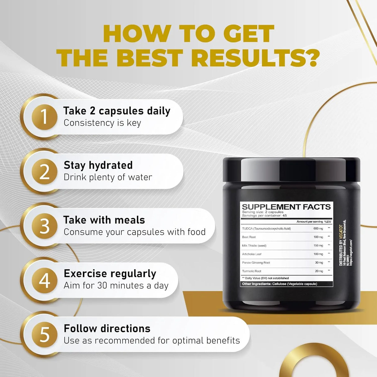 VEGATOT - VEGATOT TUDCA 90 Capsulas - The Red Vitamin MX - Suplementos Alimenticios - {{ shop.shopifyCountryName }}