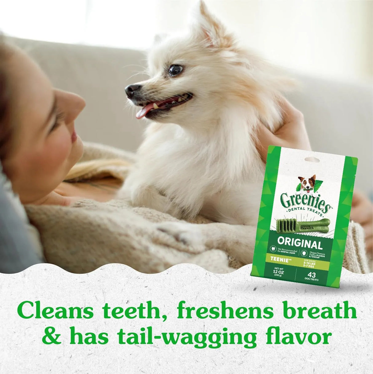 GREENIES - Greenies Original Teenie Natural Dental Care Dog Treats 43 Piezas - The Red Vitamin MX - Cuidado Dental Para Perros - {{ shop.shopifyCountryName }}