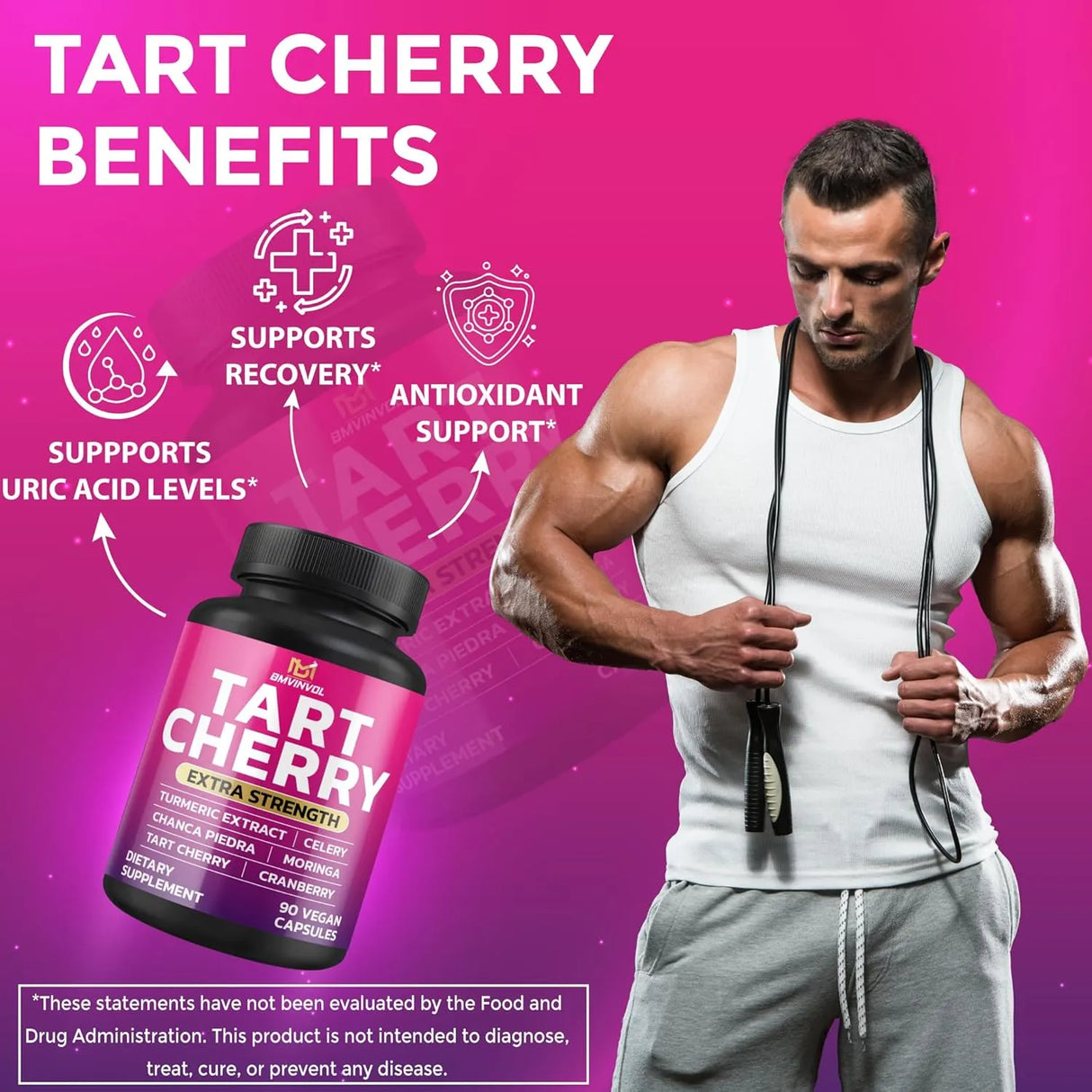 BMVINVOL - BMVINVOL Tart Cherry 20:1 Extract 90 Capsulas - The Red Vitamin MX - Suplementos Alimenticios - {{ shop.shopifyCountryName }}