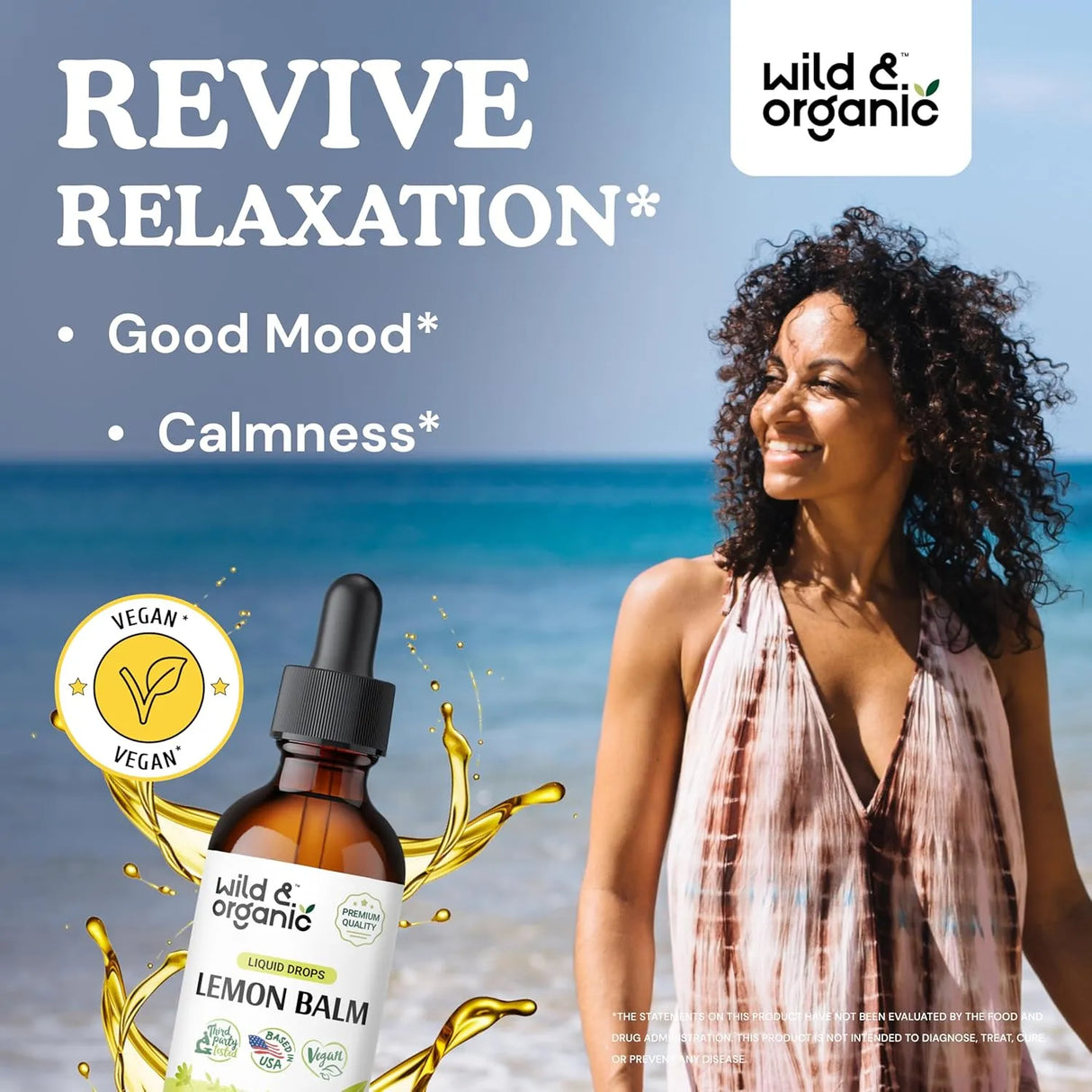 WILD & ORGANIC - Wild & Organic Lemon Balm Drops 2 Fl.Oz. - The Red Vitamin MX - Suplementos Alimenticios - {{ shop.shopifyCountryName }}