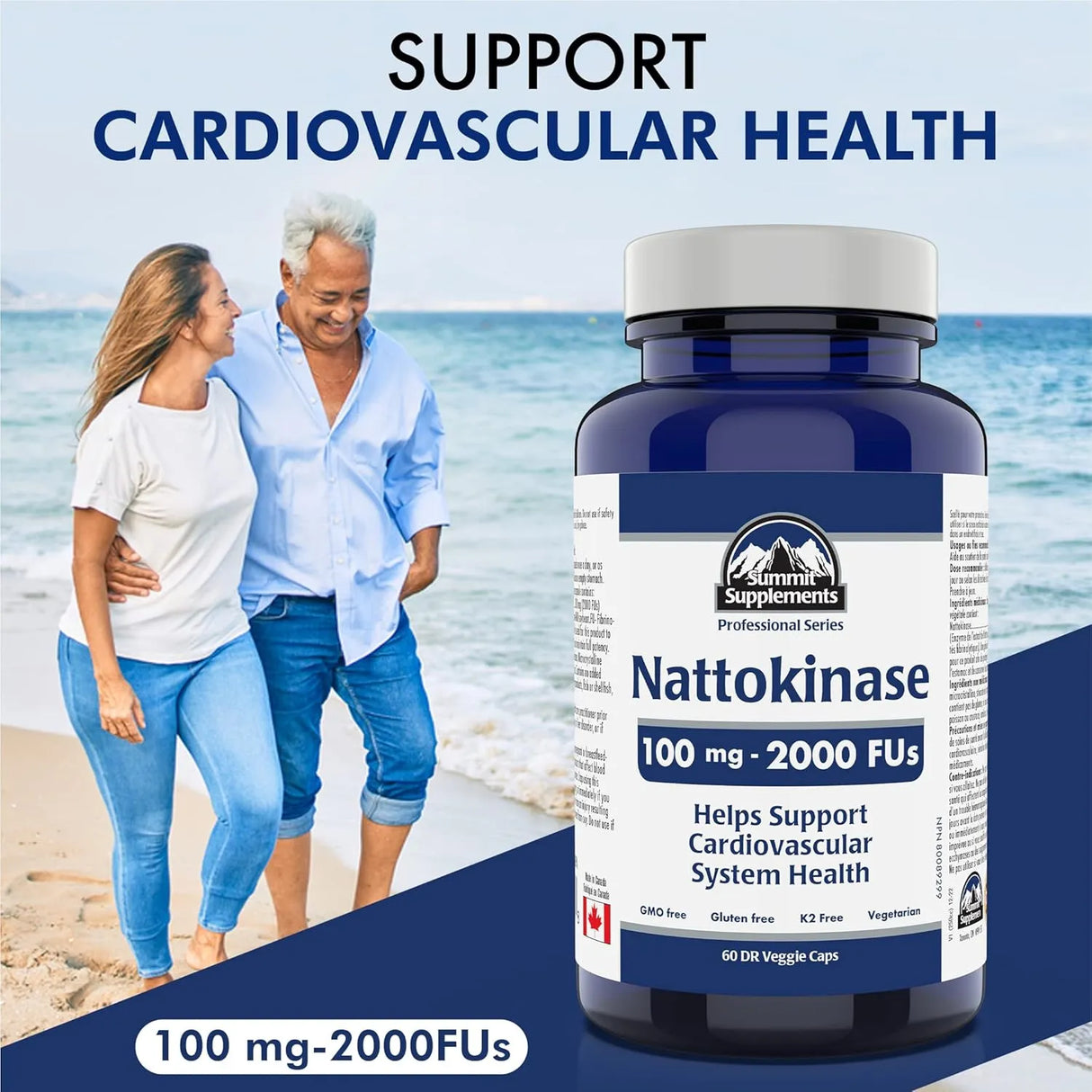 SUMMIT SUPPLEMENTS - Summit Supplements Nattokinase 100Mg. 60 Capsulas - The Red Vitamin MX - Suplementos Alimenticios - {{ shop.shopifyCountryName }}