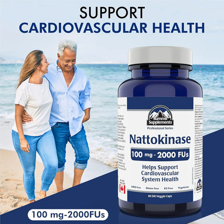 SUMMIT SUPPLEMENTS - Summit Supplements Nattokinase 100Mg. 60 Capsulas - The Red Vitamin MX - Suplementos Alimenticios - {{ shop.shopifyCountryName }}