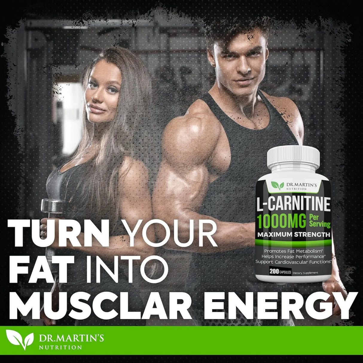 DR. MARTIN'S NUTRITION - DR. MARTIN'S NUTRITION Extra Strength L-Carnitine 200 Capsulas - The Red Vitamin MX - Suplementos Alimenticios - {{ shop.shopifyCountryName }}