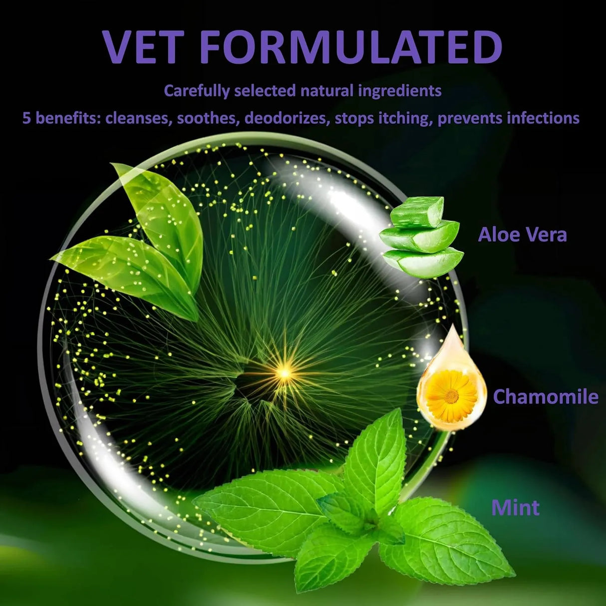 WOLFTAIL - Wolftail Dog Ear Wipes Fresh Mint Scent 60 Toallitas - The Red Vitamin MX - Cuidado Del Oído De Perros - {{ shop.shopifyCountryName }}