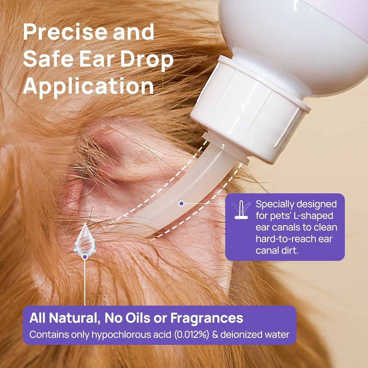 HICC PET - HICC PET Ear Cleaner for Dog & Cat 4 Fl.Oz. - The Red Vitamin MX - Cuidado Del Oído De Perros - {{ shop.shopifyCountryName }}