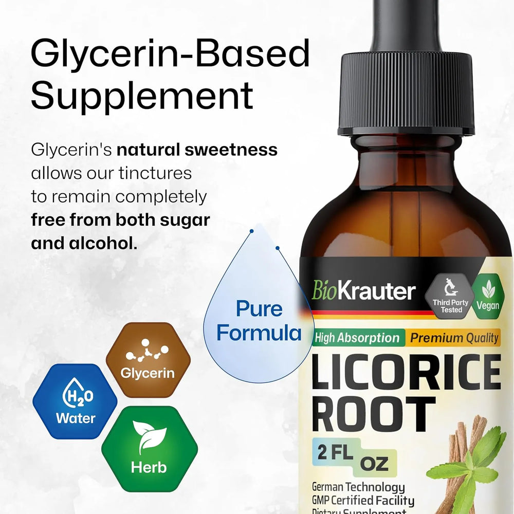 BIOKRAUTER - BIO KRAUTER Licorice Root Tincture 2 Fl.Oz. - The Red Vitamin MX - Suplementos Alimenticios - {{ shop.shopifyCountryName }}