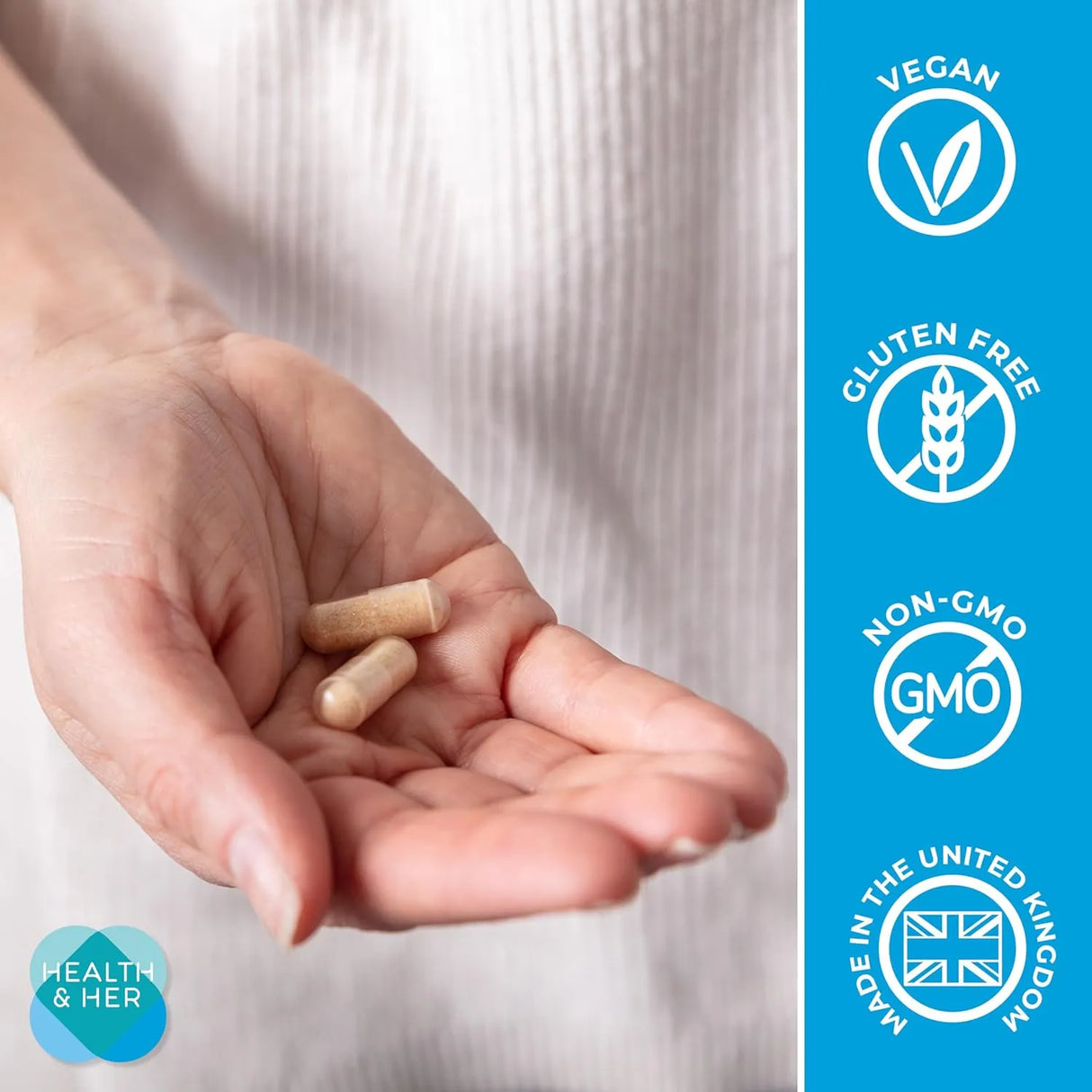 HEALTH & HER - Health & Her Perimenopause Supplement for Women 60 Capsulas - The Red Vitamin MX - Suplementos Alimenticios - {{ shop.shopifyCountryName }}