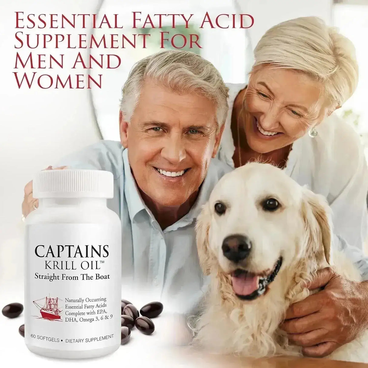 CAPTAINS - Captains Pure Antarctic Krill Oil 1000Mg. 60 Capsulas Blandas - The Red Vitamin MX - Suplementos Alimenticios - {{ shop.shopifyCountryName }}