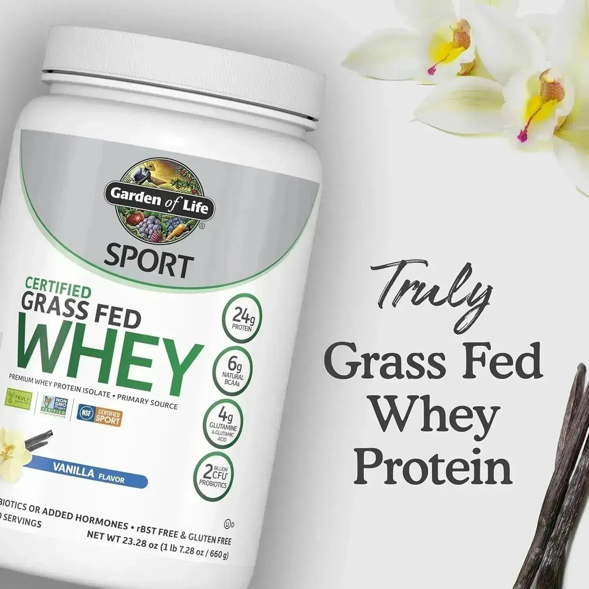 GARDEN OF LIFE - Garden of Life SPORT Whey Protein Grass Fed Whey Protein Powder Vanilla 660Gr. - The Red Vitamin MX - Suplementos Alimenticios - {{ shop.shopifyCountryName }}