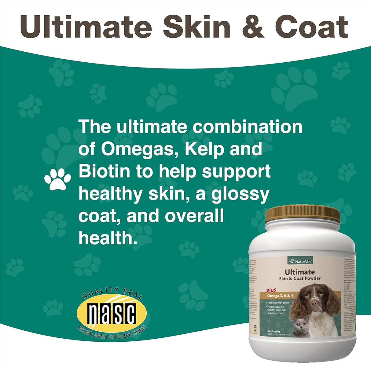 NaturVet Ultimate Skin and Coat Powder 396Gr.