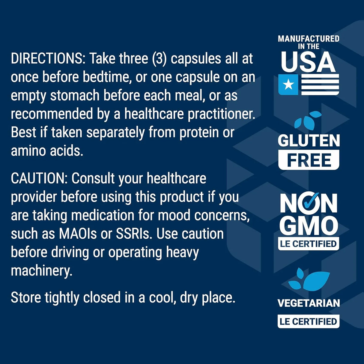 LIFE EXTENSION - Life Extension Optimized Tryptophan Plus 1000Mg. 90 Capsulas - The Red Vitamin MX - Suplementos Alimenticios - {{ shop.shopifyCountryName }}