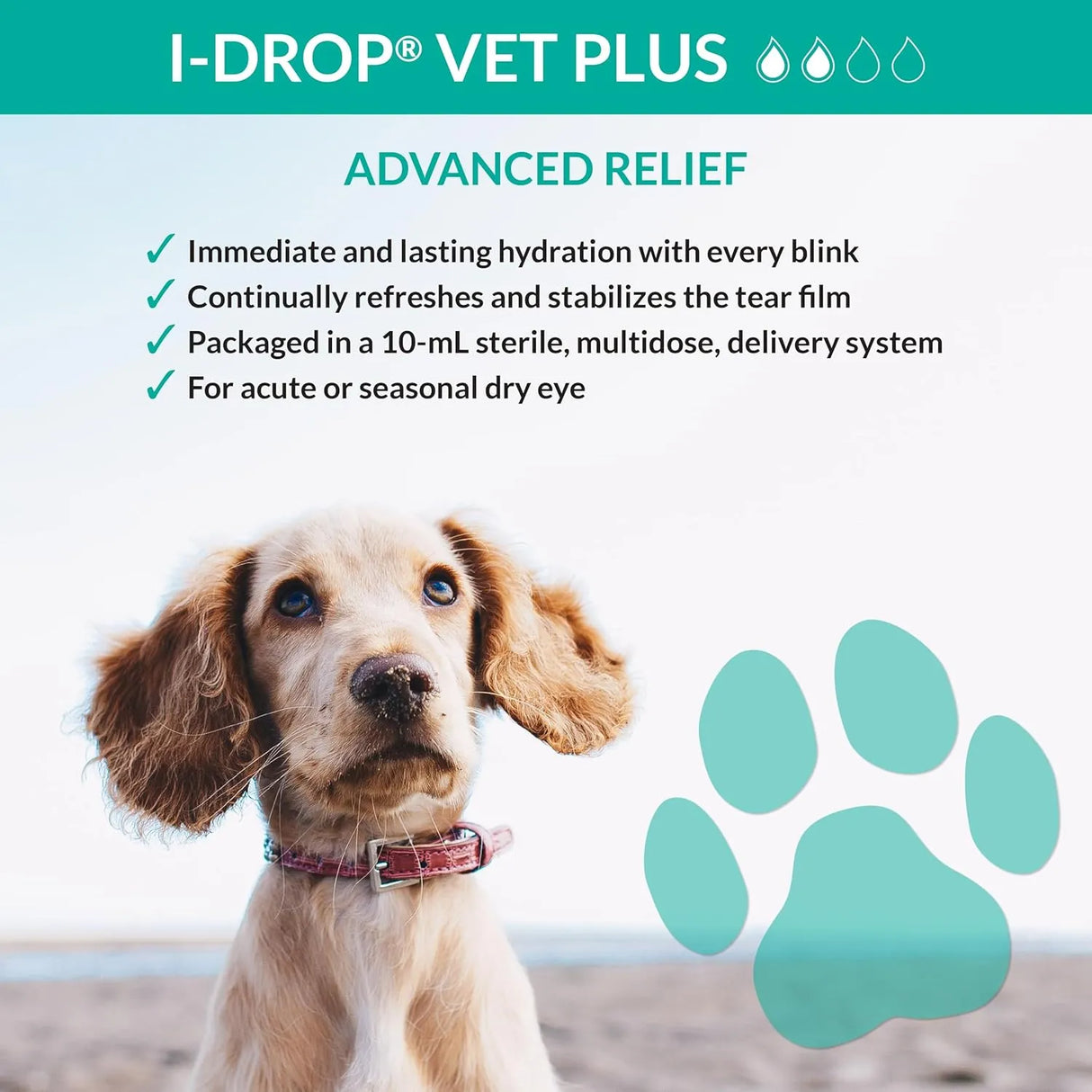 I-DROP - I-DROP VET PLUS Pet Eye Drops for Dogs 10Ml. - The Red Vitamin MX - Cuidado De Los Ojos De Los Perros - {{ shop.shopifyCountryName }}