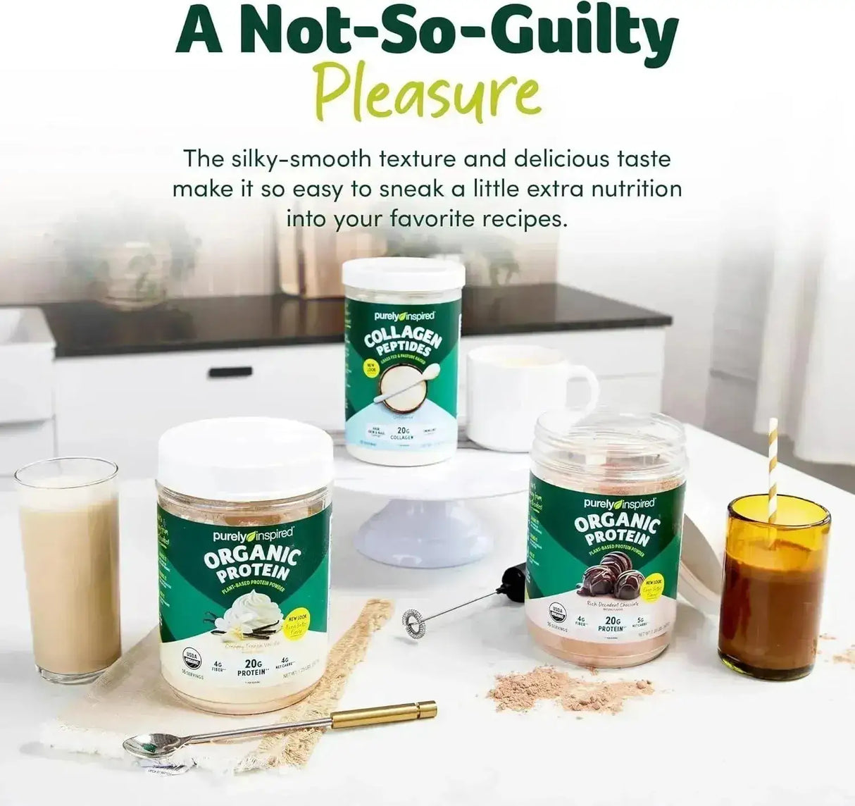 PURELY INSPIRED - Purely Inspired Plant-Based Protein Powder Rich Decadent Chocolate 567Gr. - The Red Vitamin MX - Suplementos Alimenticios - {{ shop.shopifyCountryName }}