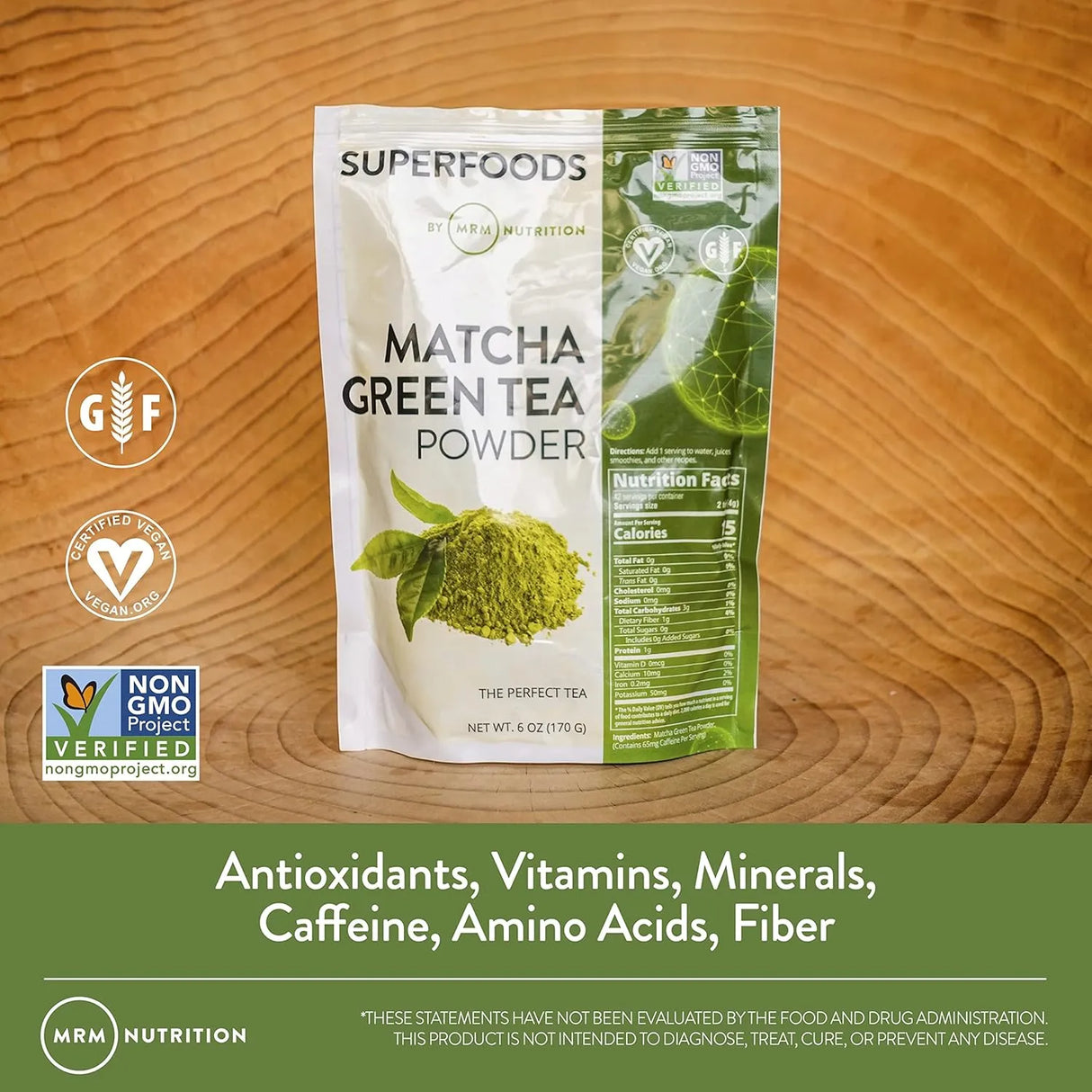 MRM - MRM Super Foods Matcha Green Tea Powder 170Gr. - The Red Vitamin MX - Suplementos Alimenticios - {{ shop.shopifyCountryName }}