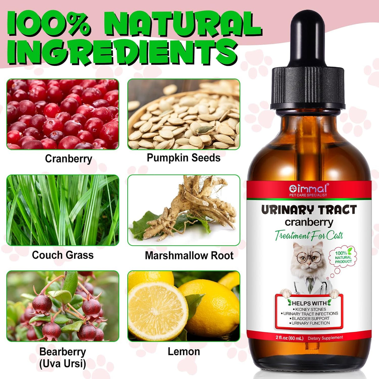 Oimmal Urinary Tract for Cats 60Ml.