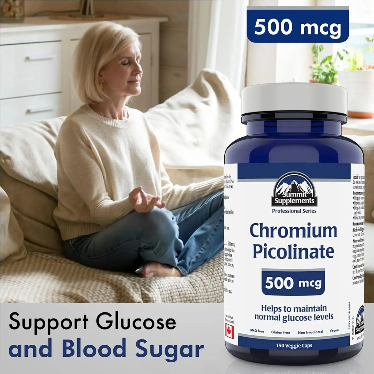 SUMMIT SUPPLEMENTS - Summit Supplements Chromium Picolinate 500mcg 150 Capsulas - The Red Vitamin MX - Suplementos Alimenticios - {{ shop.shopifyCountryName }}