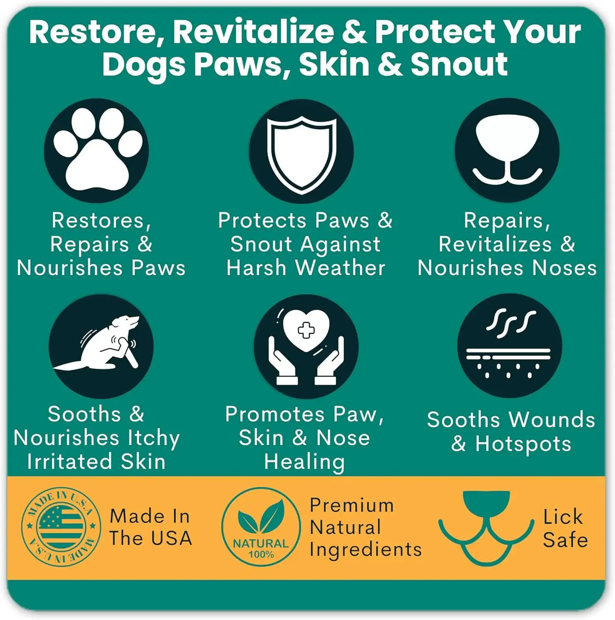 TRAIL HOUND - Trail Hound Dog Paw Balm 3 Oz. - The Red Vitamin MX - Remedios Para La Picazón De Perros - {{ shop.shopifyCountryName }}