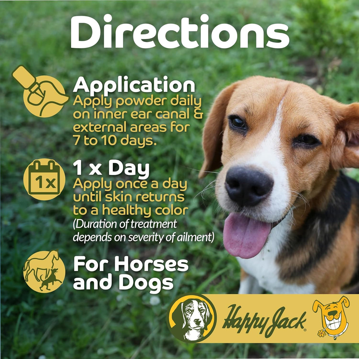 HAPPY JACK - HAPPY JACK Ear Canker Powder 14Gr. - The Red Vitamin MX - Cuidado Del Oído De Perros - {{ shop.shopifyCountryName }}