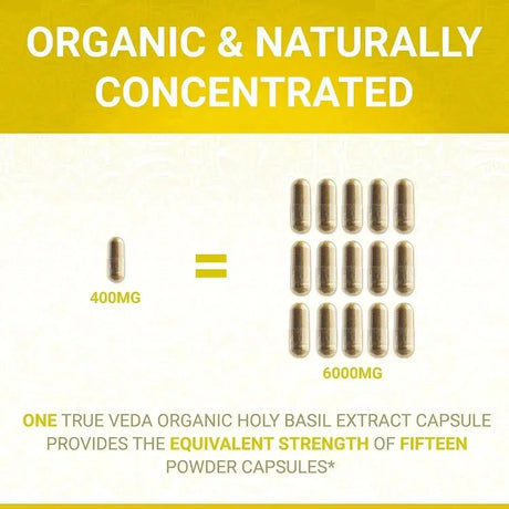 TRUE VEDA - True Veda Holy Basil 60 Capsulas - The Red Vitamin MX - Suplementos Alimenticios - {{ shop.shopifyCountryName }}