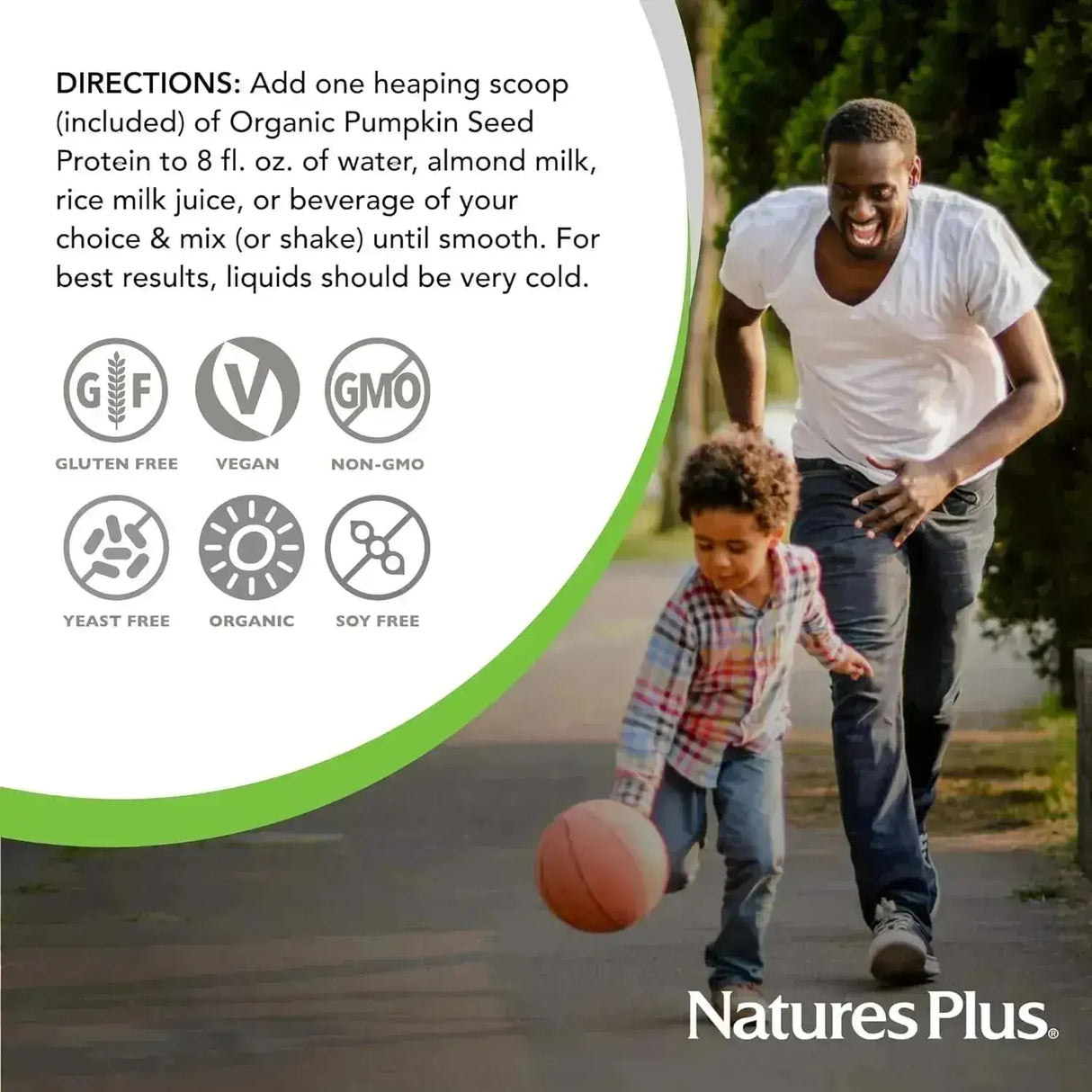 NATURES PLUS - NaturesPlus Organic Pumpkin Seed Protein 15 Servicios 429Gr. - The Red Vitamin MX - Suplementos Alimenticios - {{ shop.shopifyCountryName }}