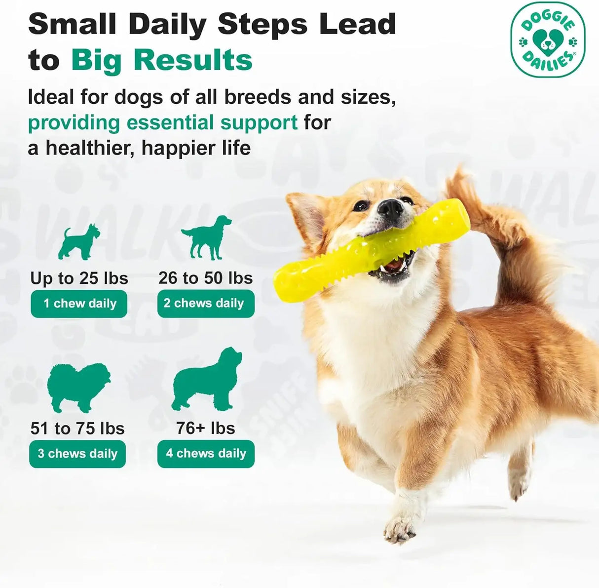 DOGGIE DAILIES - Doggie Dailies Skin & Coat Supplement Support Duck 225 Masticables - The Red Vitamin MX - Aceite De Pescado Para Perros - {{ shop.shopifyCountryName }}