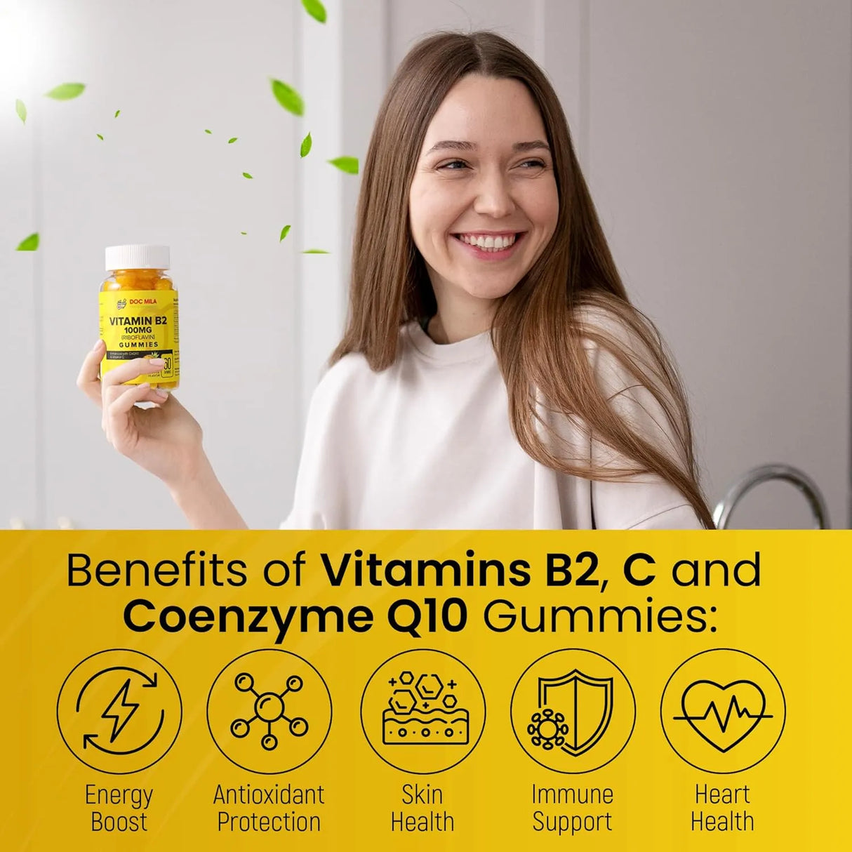 DOC MILA - Doc Mila Vitamin B2 100Mg. Gummies 60 Gomitas - The Red Vitamin MX - Suplementos Alimenticios - {{ shop.shopifyCountryName }}