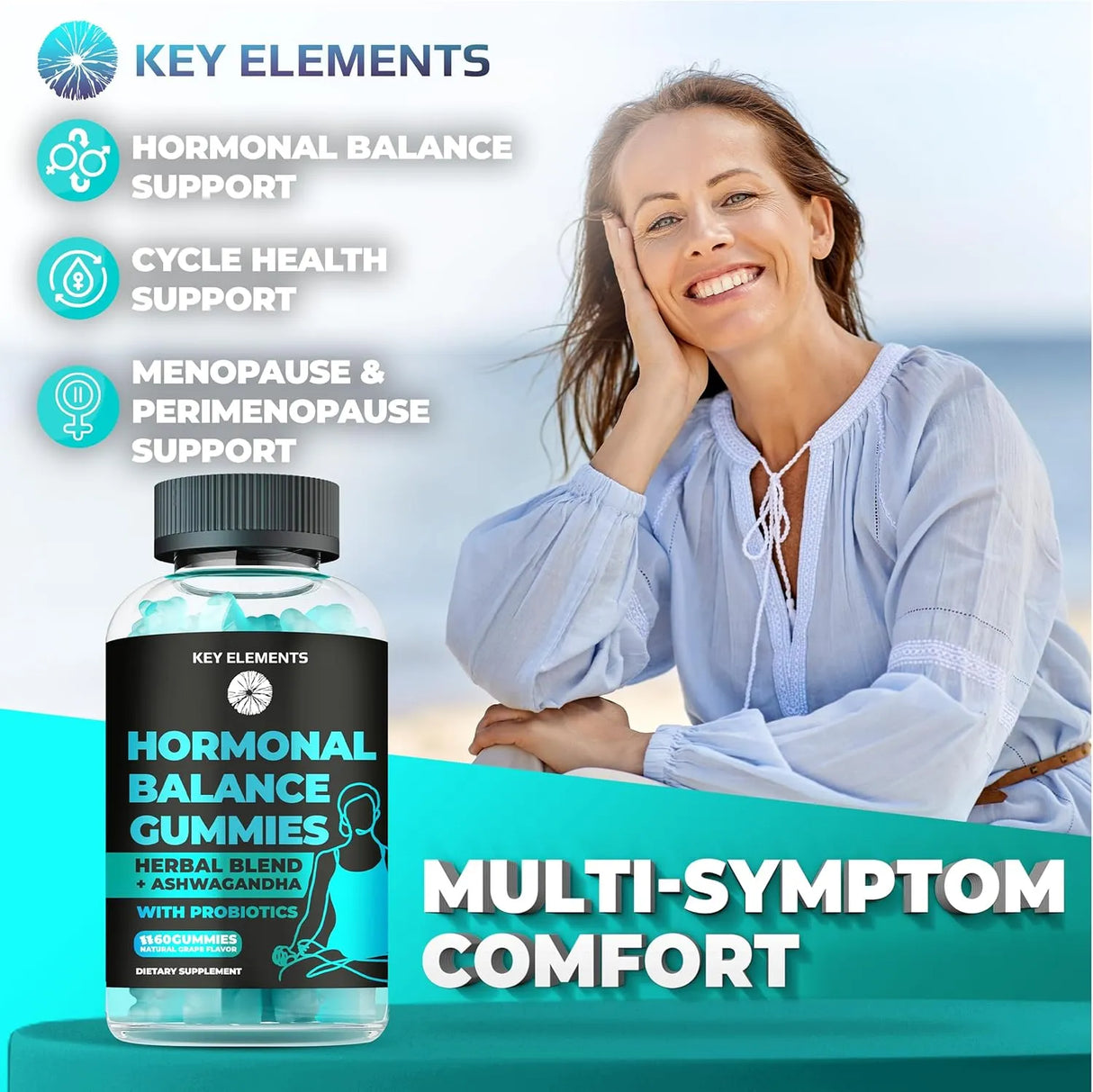 KEY ELEMENTS - KEY ELEMENTS Hormonal Balance Gummies 60 Gomitas - The Red Vitamin MX - Suplementos Alimenticios - {{ shop.shopifyCountryName }}