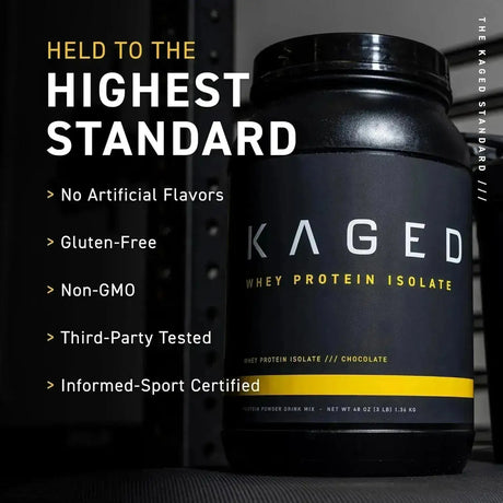 KAGED MUSCLE - Kaged Whey Protein Isolate Powder PB Chocolate 25 Servicios 2 Lbs. - The Red Vitamin MX - Suplementos Alimenticios - {{ shop.shopifyCountryName }}