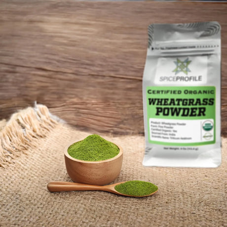 SPICE PROFILE - Spice Profile USDA Certified Organic Wheatgrass Powder 113Gr. - The Red Vitamin MX - Suplementos Alimenticios - {{ shop.shopifyCountryName }}