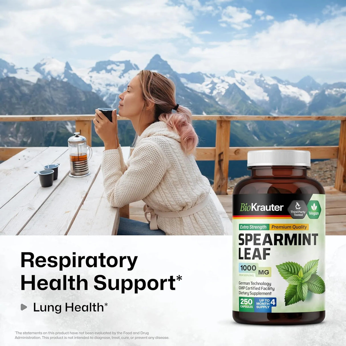 BIOKRAUTER - BIO KRAUTER Spearmint 1000Mg. 250 Capsulas - The Red Vitamin MX - Suplementos Alimenticios - {{ shop.shopifyCountryName }}