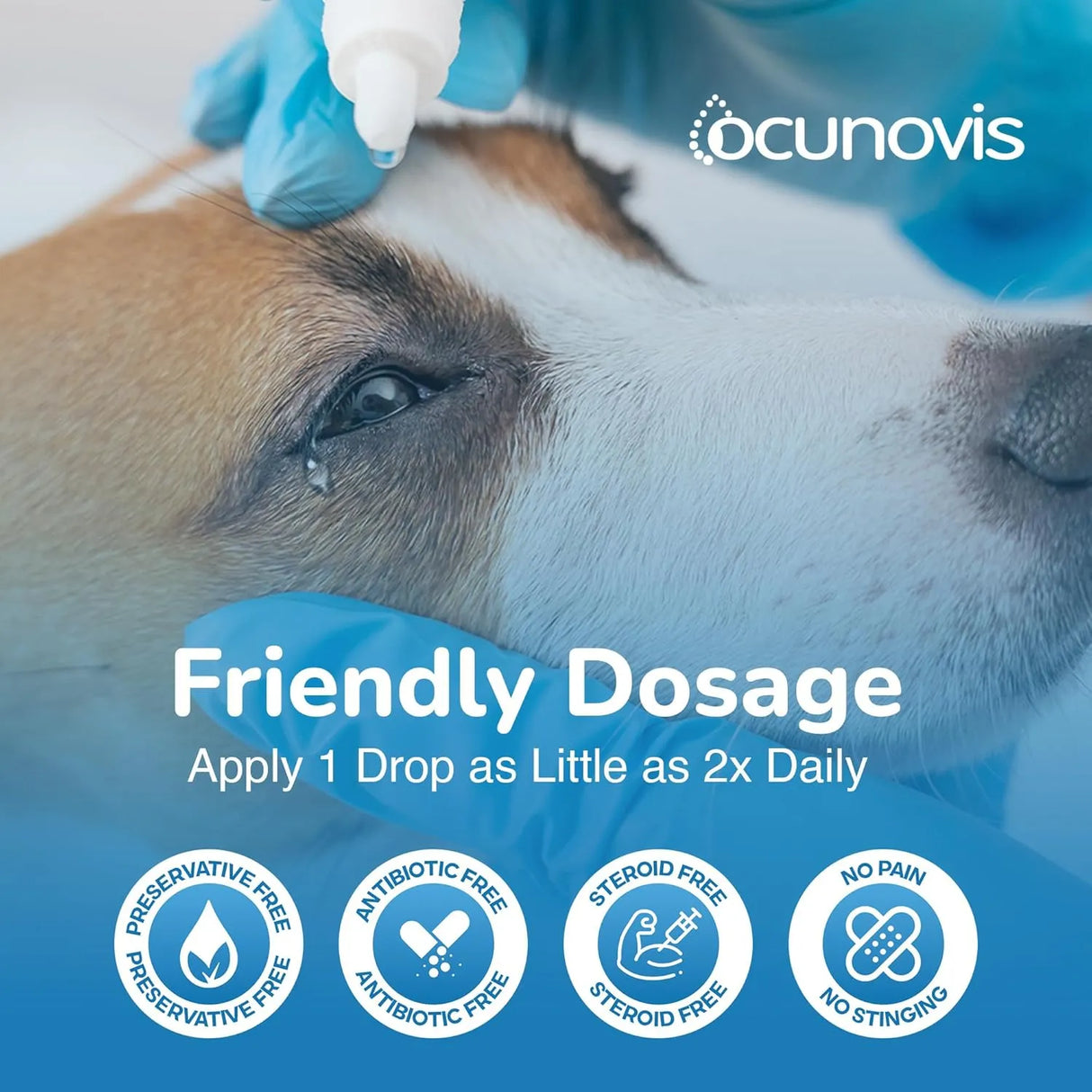 SENTRX - Sentrx Ocunovis Gel Eye Drops for Dogs & Cats 10Ml. - The Red Vitamin MX - Cuidado De Los Ojos De Los Perros - {{ shop.shopifyCountryName }}